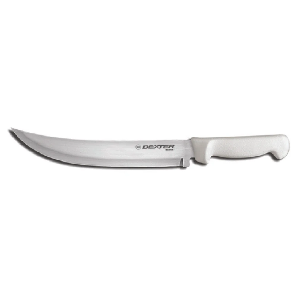 Dexter Russell P94826 10 Inch Blade High Carbon Stainless Steel Cimeter Knife with Polypropylene White Handle Dexter Russell P94826 10 Inch Blade High Carbon Stainless Steel Cimeter Knife with Polypropylene White Handle