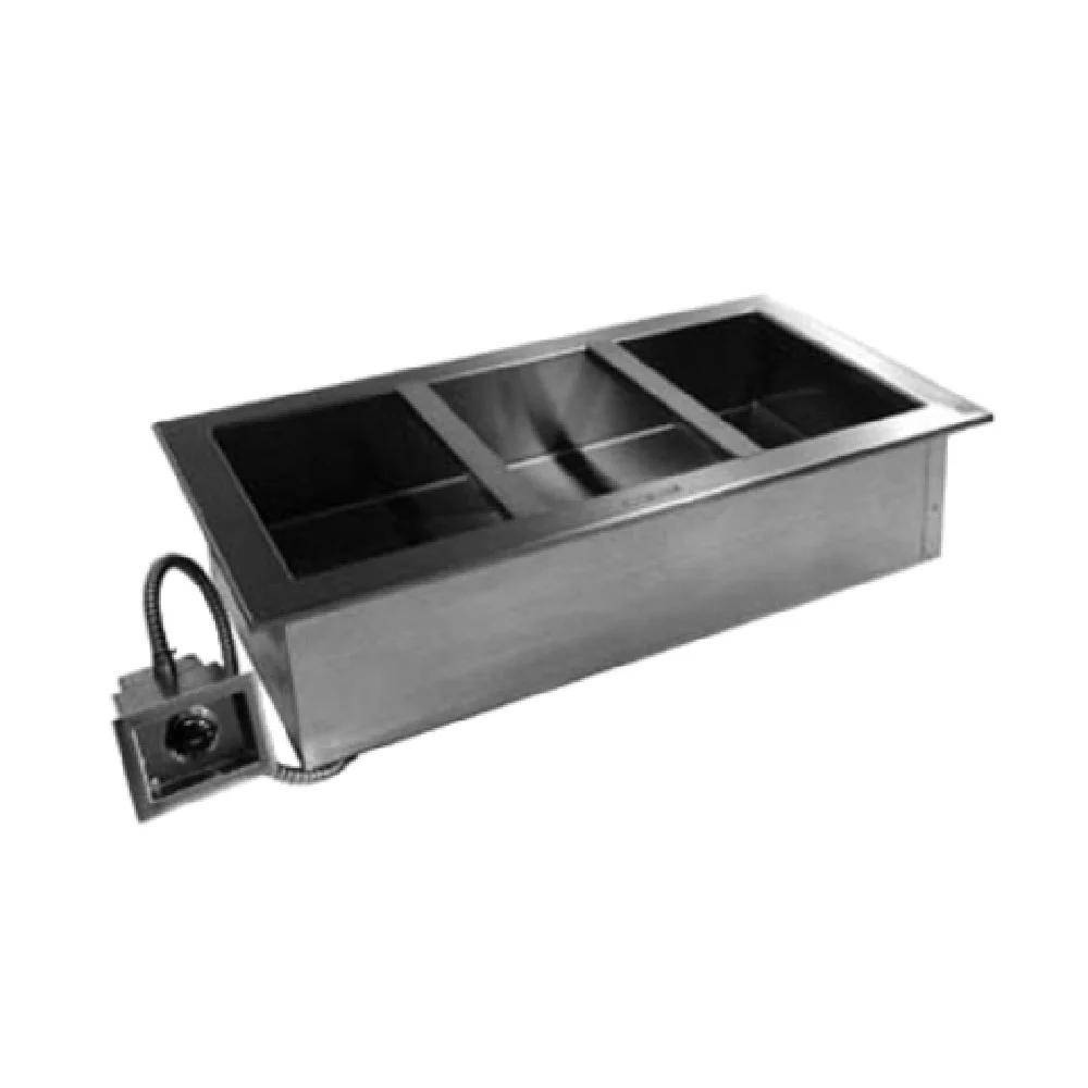 Delfield N8887_208/60/1 87 Inch Drop-In Hot Food Well Unit Electric with Drain Delfield N8887_208/60/1 87 Inch Drop-In Hot Food Well Unit Electric with Drain