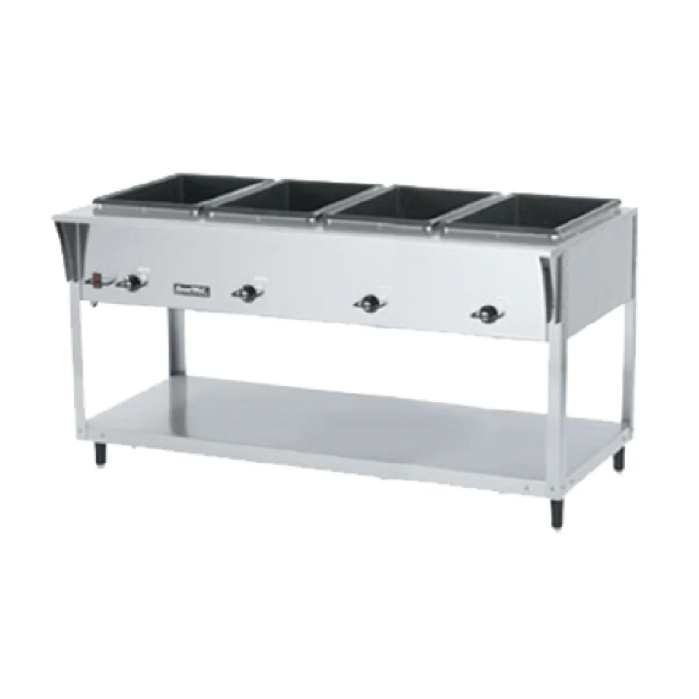 Vollrath 38204 61 Inch ServeWell SL-Hot Food Table Electric Stainless Steel with 4 Well