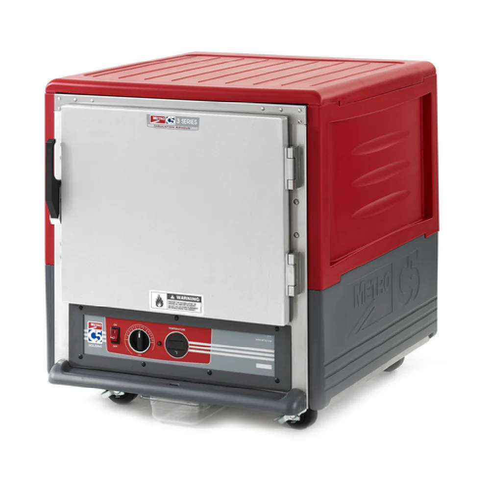 Metro C533-HLFS-UA 28 Inch Heated Holding Cabinet with Red Insulation Armour Mobile Metro C533-HLFS-UA 28 Inch Heated Holding Cabinet with Red Insulation Armour Mobile