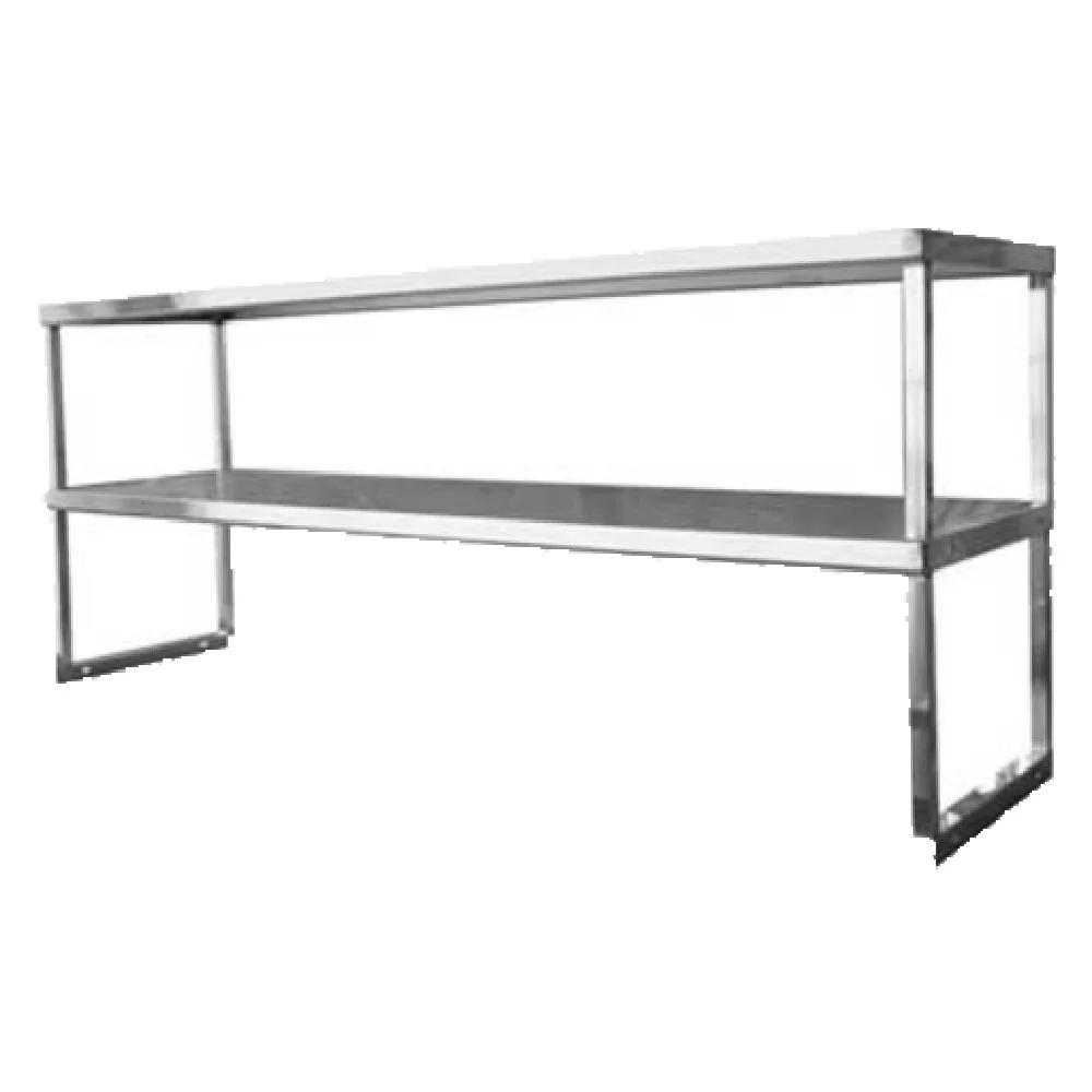 GSW USA DS-1248 48 Inch Double Overshelf Stainless Steel NSF ETL Knockdown
