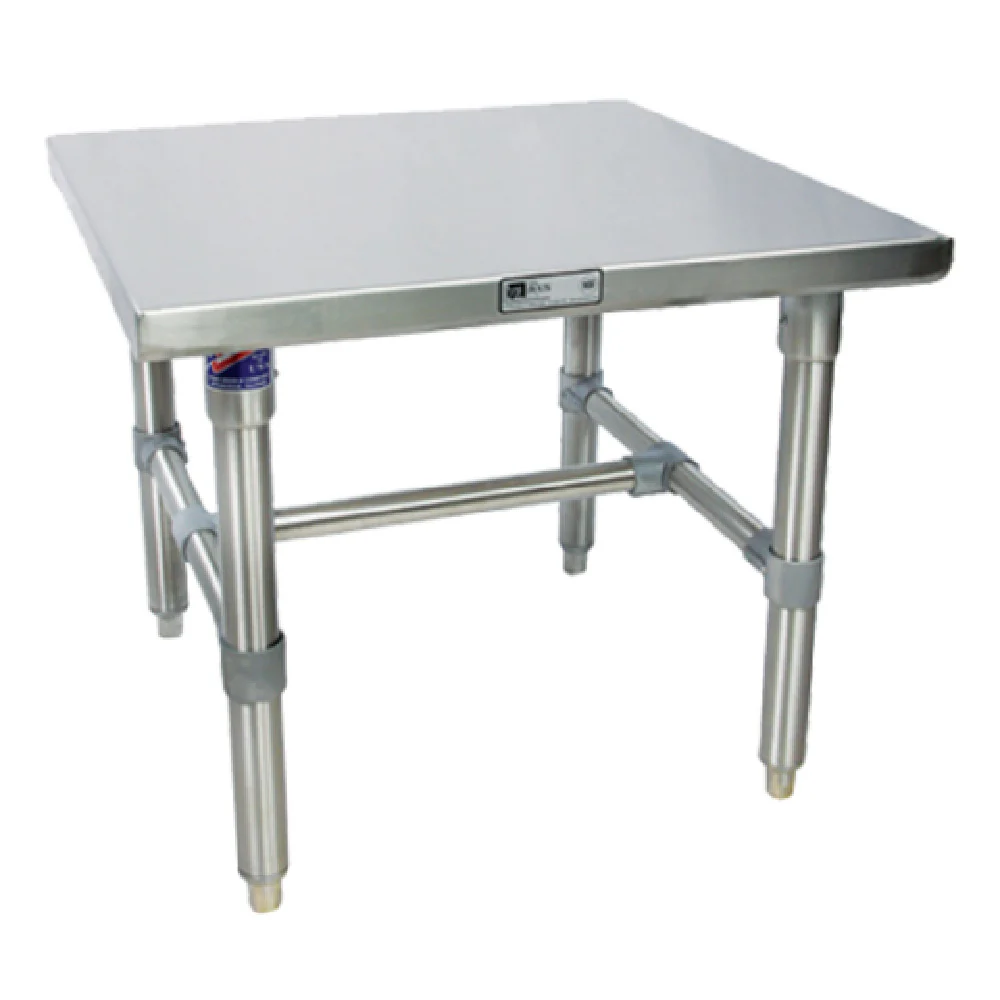John Boos S16MS08 30 Inch 16/300 Stainless Steel Top Machine Stand with Adjustable Bracing John Boos S16MS08 30 Inch 16/300 Stainless Steel Top Machine Stand with Adjustable Bracing