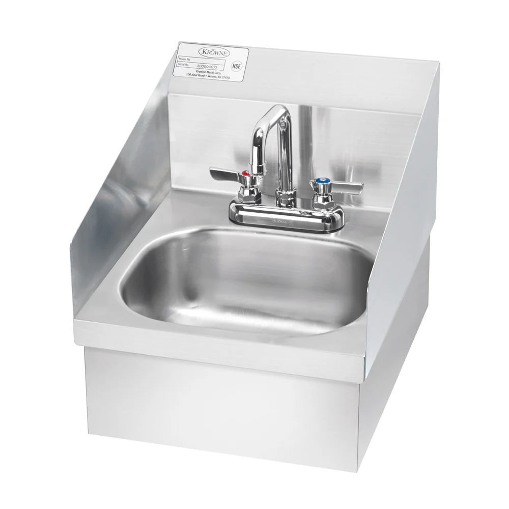 Krowne HS-81 Wall Mount Hand Sink 12-3/8