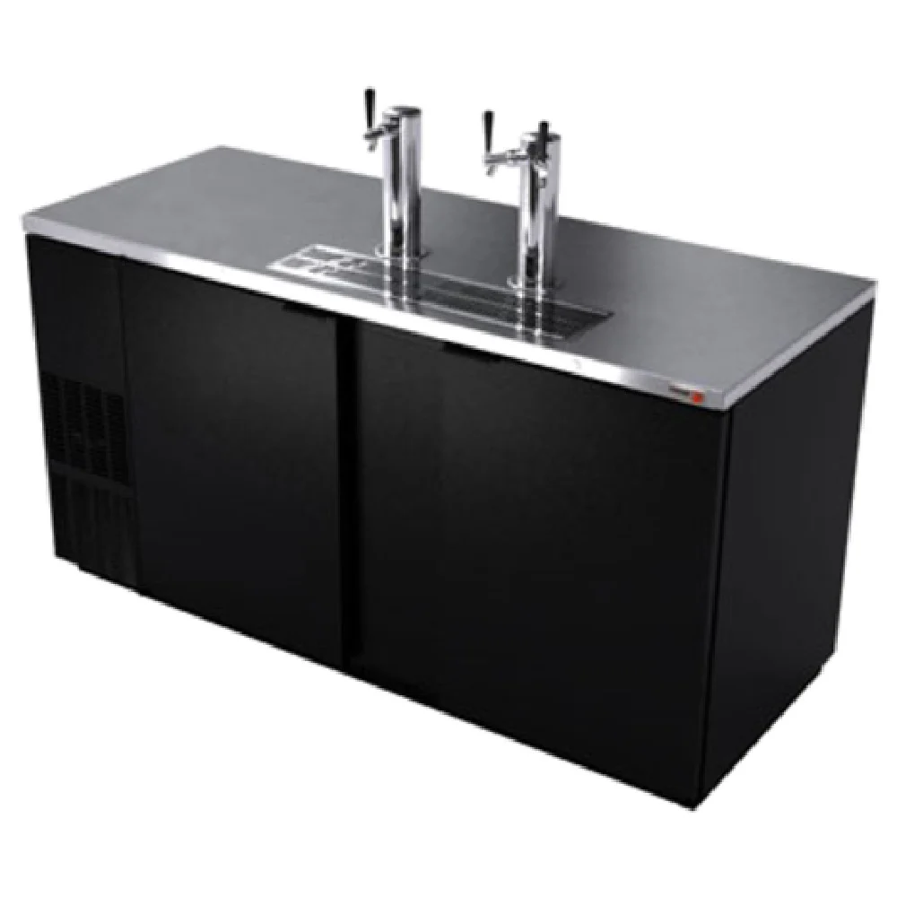 Fagor Refrigeration FDD-69-N 69 Inch Draft Beer Cooler Black Finish 3 Keg Capacity Fagor Refrigeration FDD-69-N 69 Inch Draft Beer Cooler Black Finish 3 Keg Capacity