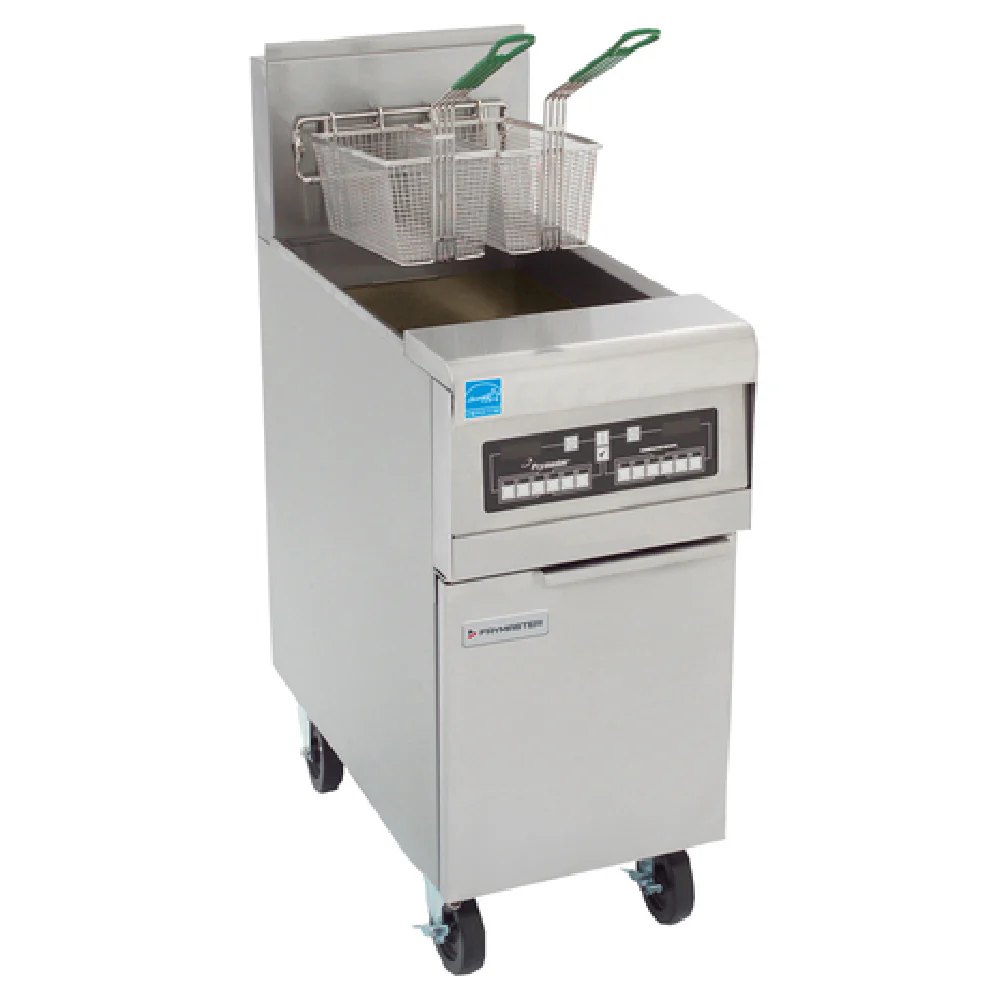 Frymaster PH155_NAT_220/60/1 15 Inch 50 Lb Deep Fryer Gas Floor Model with Rack-Type Basket Support 80000 BTU Frymaster PH155_NAT_220/60/1 15 Inch 50 Lb Deep Fryer Gas Floor Model with Rack-Type Basket Support 80000 BTU