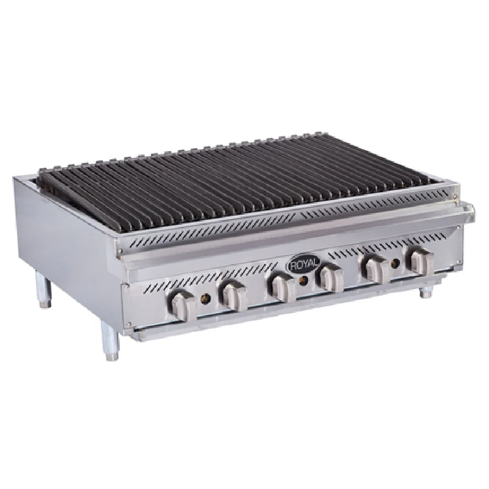 Royal Range Of California RSRB-36_NAT Charbroiler Gas Countertop
