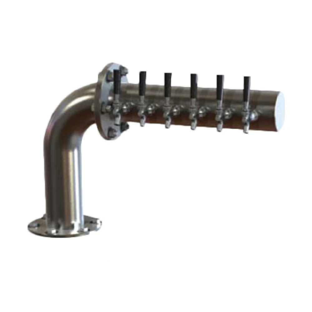 Perlick 4062-8R 34-11/16 Inch Glycol Cooled Draft Beer Tower with Eight Faucets Stainless Steel Perlick 4062-8R 34-11/16 Inch Glycol Cooled Draft Beer Tower with Eight Faucets Stainless Steel