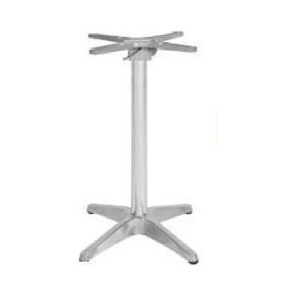 JMC Furniture TABLE BASE ALUMINUM-TONGA-4-FOLD 23 Inch Aluminum Table Base