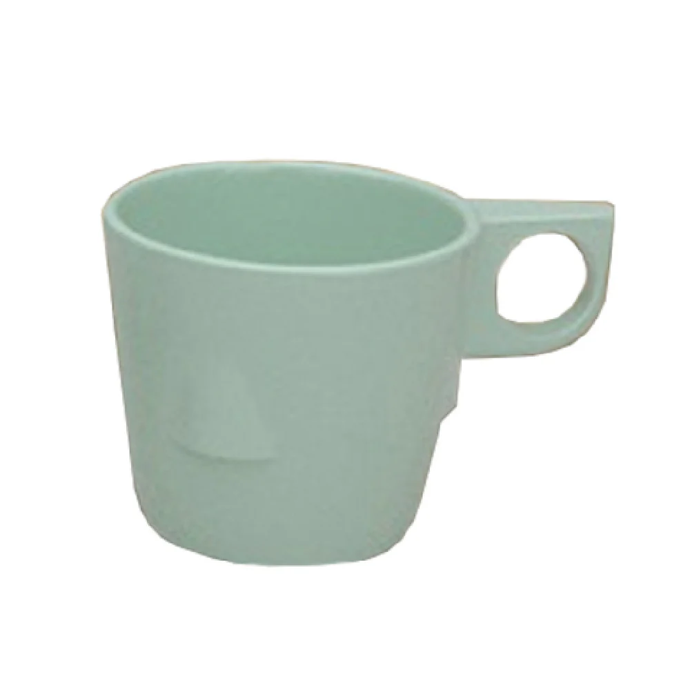 Yanco NS-9011G 8 Oz Bulbous Cup NSF Dishwasher Safe Green Melamine