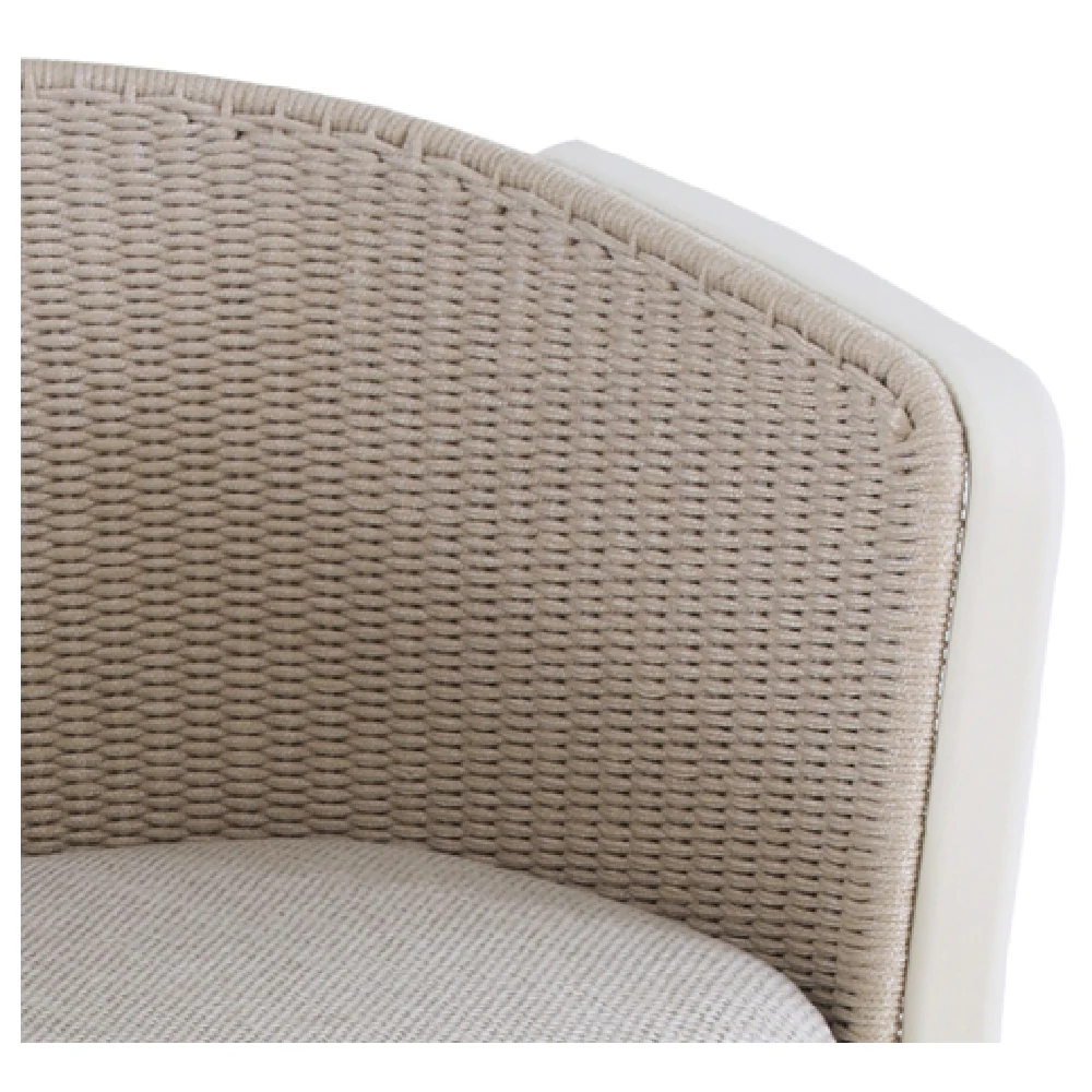 Emuamericas Llc E1212 24 Inch Indoor/outdoor Armchair with Synthetic Rope Back Emuamericas Llc E1212 24 Inch Indoor/outdoor Armchair with Synthetic Rope Back