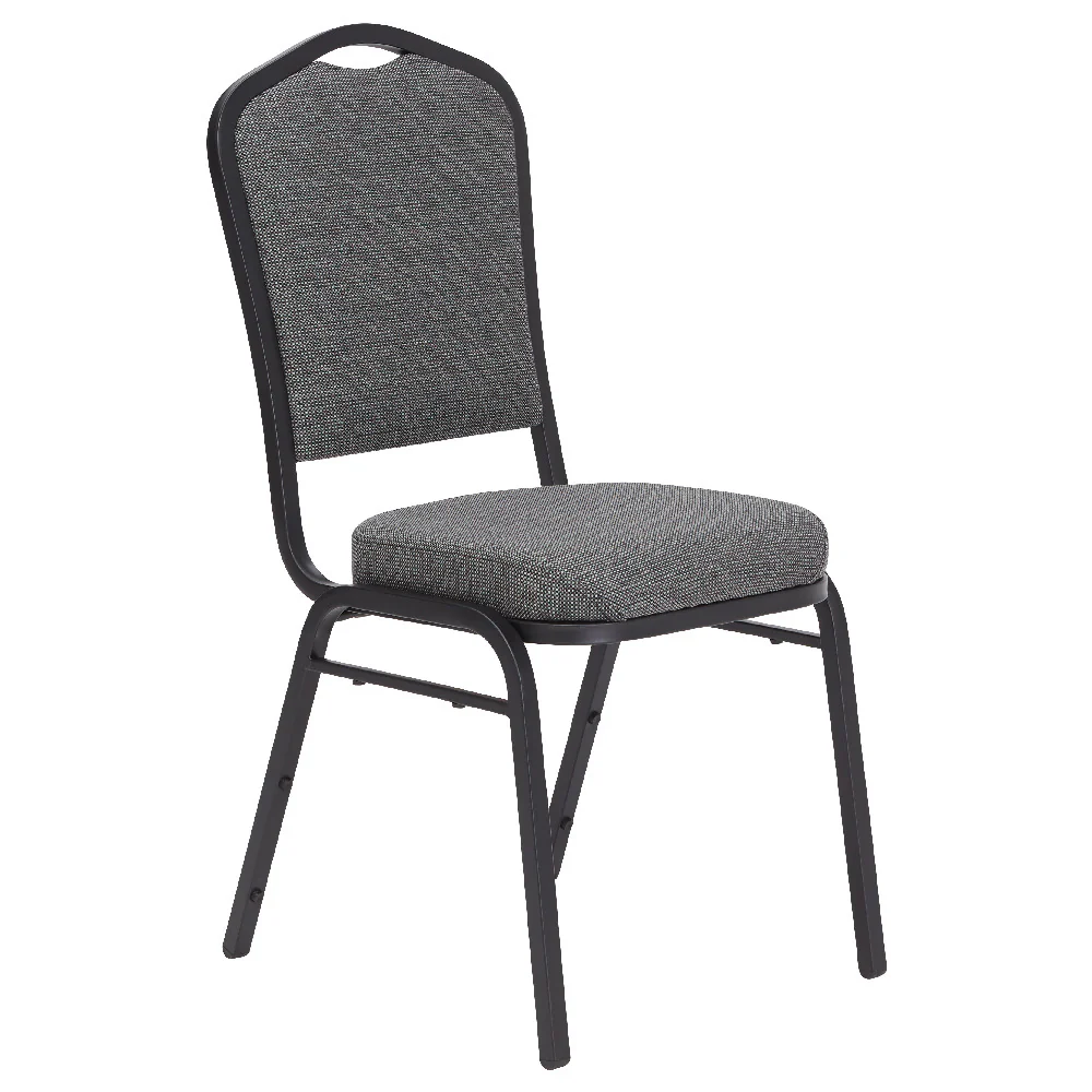 National Public Seating 9300 17.75 Inch Upholstered Stacking Chair 300 lb Capacity