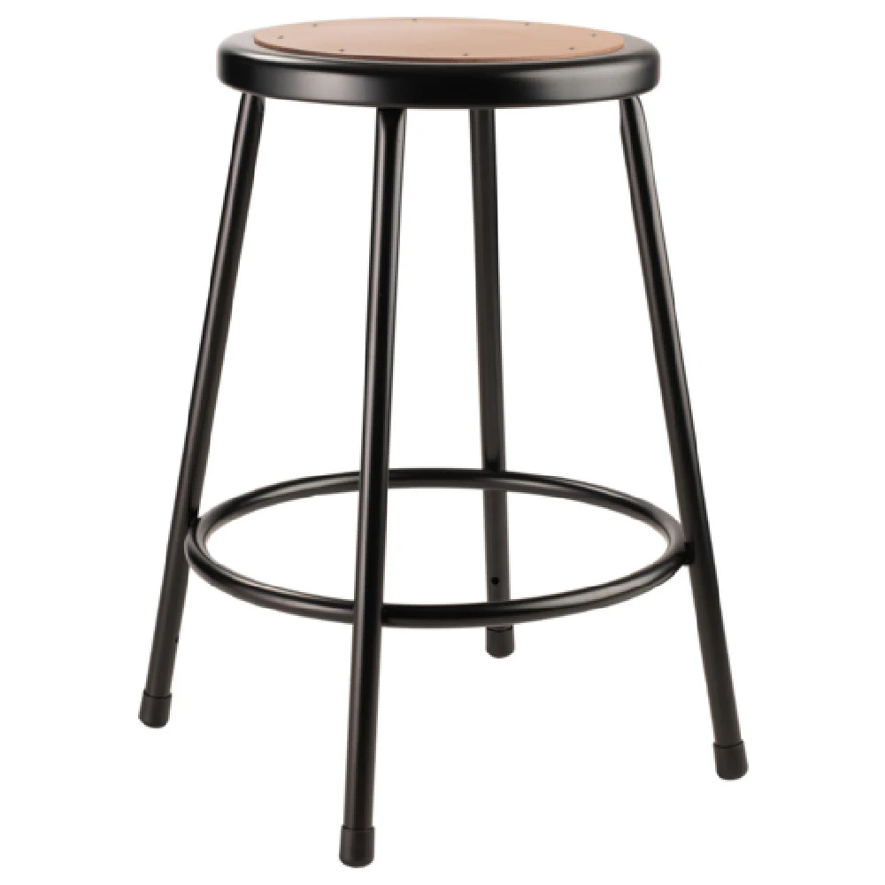 National Public Seating 6224-10 14 Inch Round Metal Stool Heavy Duty Steel National Public Seating 6224-10 14 Inch Round Metal Stool Heavy Duty Steel