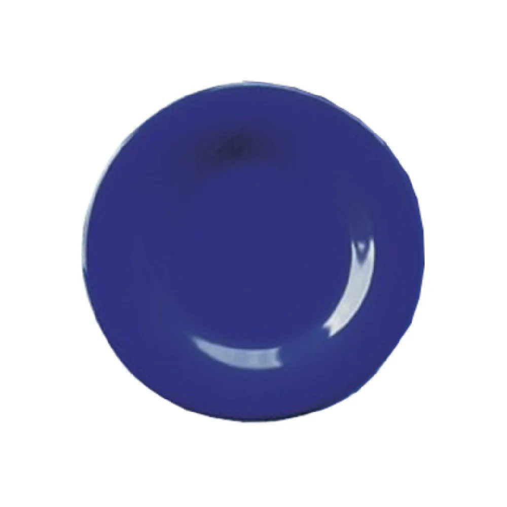 Yanco MS-005BU 5-1/2 Inch Diameter Plate Blue Melamine Extra Heavy Duty Yanco MS-005BU 5-1/2 Inch Diameter Plate Blue Melamine Extra Heavy Duty