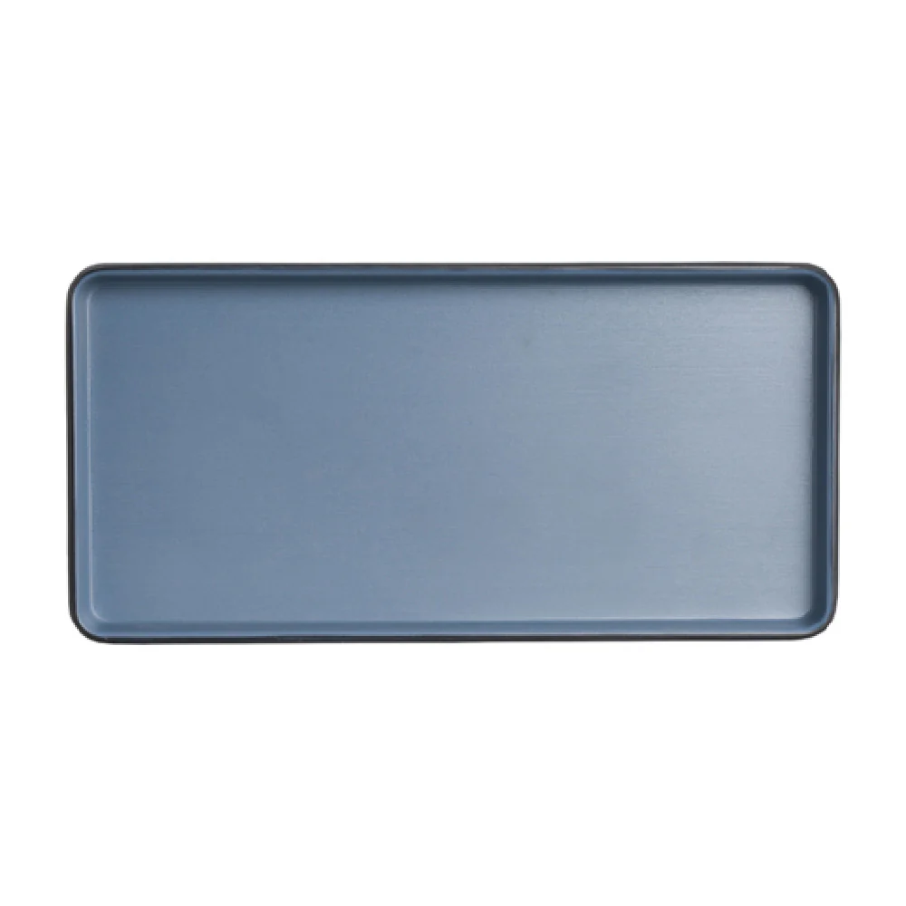 Steelite 7830JB022 9.75 Inch Rectangle Melamine Plate Lagoon Blue Steelite 7830JB022 9.75 Inch Rectangle Melamine Plate Lagoon Blue