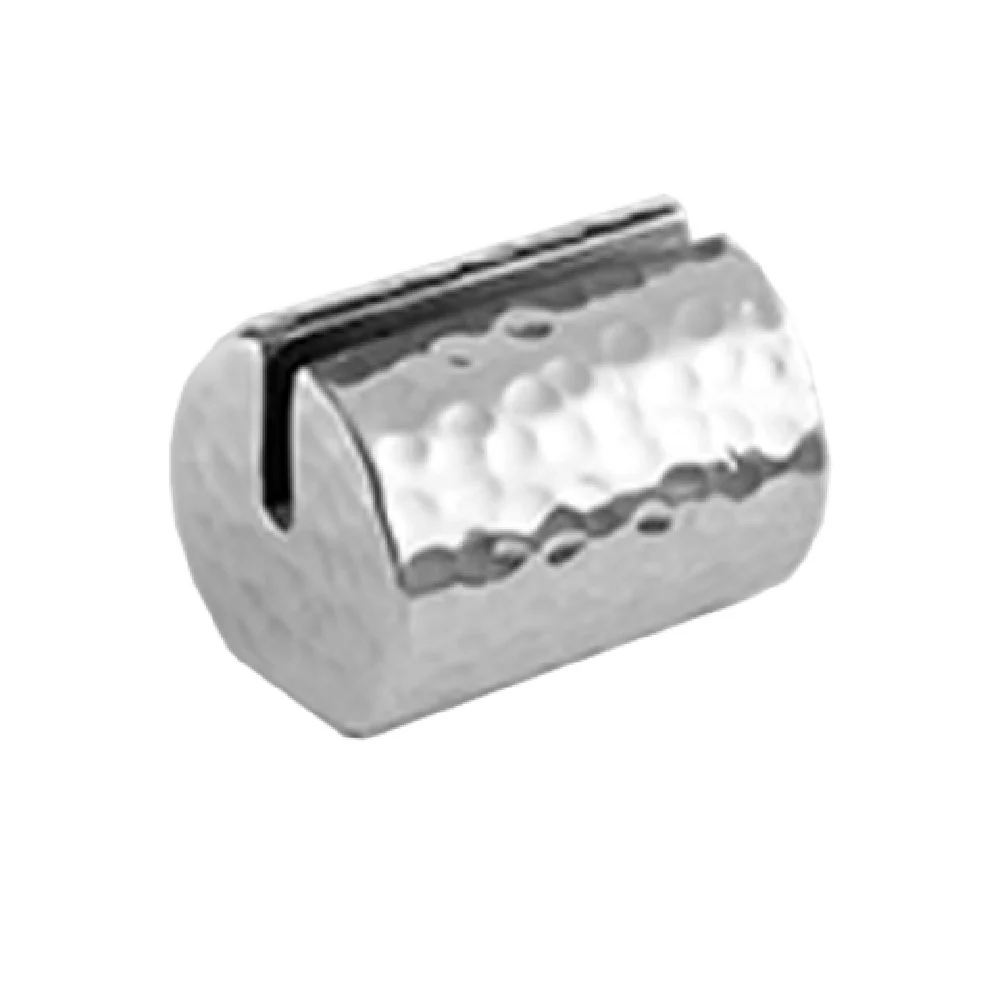 American Metalcraft HCHL1 1-1/4 Inch Card Holder Aluminum Hammered Finish
