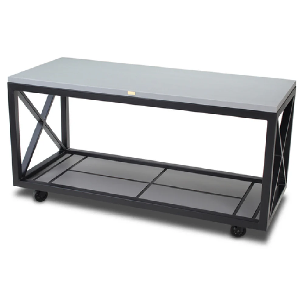 Forbes Industries F30-5124-6 72-1/2 Inch Buffet Station with Avonite Countertop and Casters