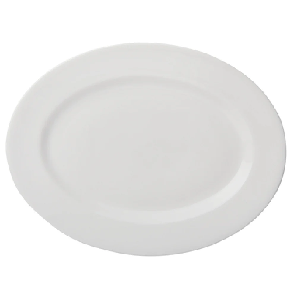 Arc Cardinal FJ825 13-1/2 Inch Oval Platter with Narrow Rim Porcelain