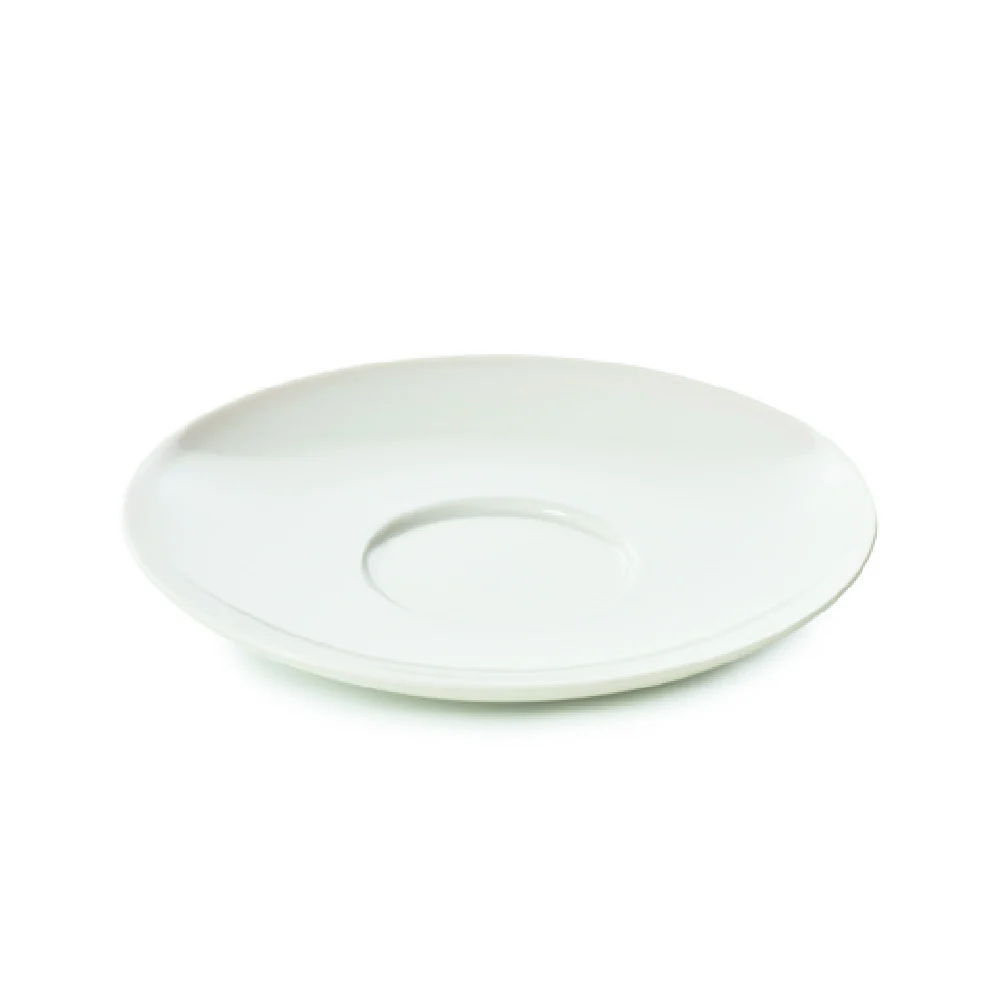 Revol 660557 6.76 Oz Tea Saucer Porcelain Alabaster White Made in France Revol 660557 6.76 Oz Tea Saucer Porcelain Alabaster White Made in France