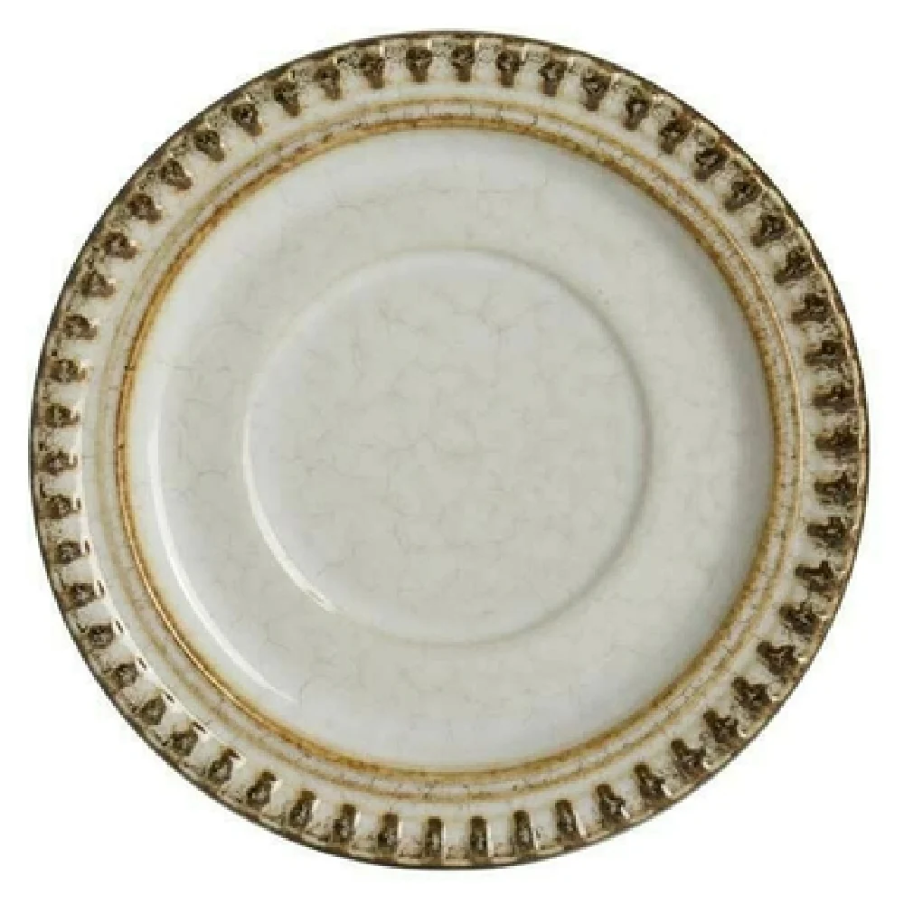Steelite 6162RG138 4.5 Inch Round Saucer Birch Porcelain - 2 Dozen Packs