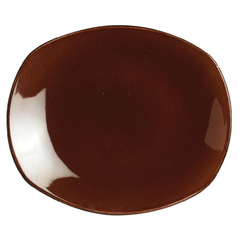 Steelite 11230580 10 Inch Spice Plate Oval Mocha Terramesa China