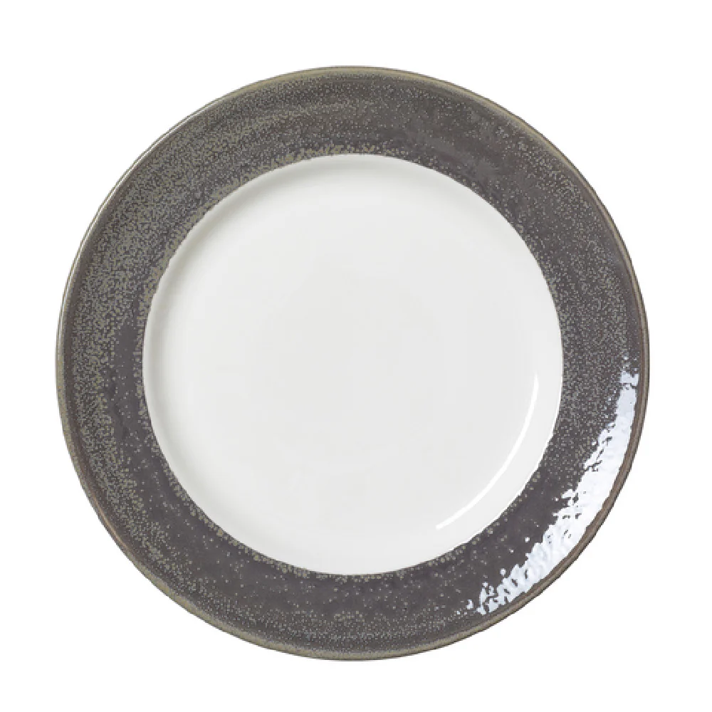Steelite 17900812 10.625 Inch Plate Round Revolution Edge Alumina Vitrified Granite