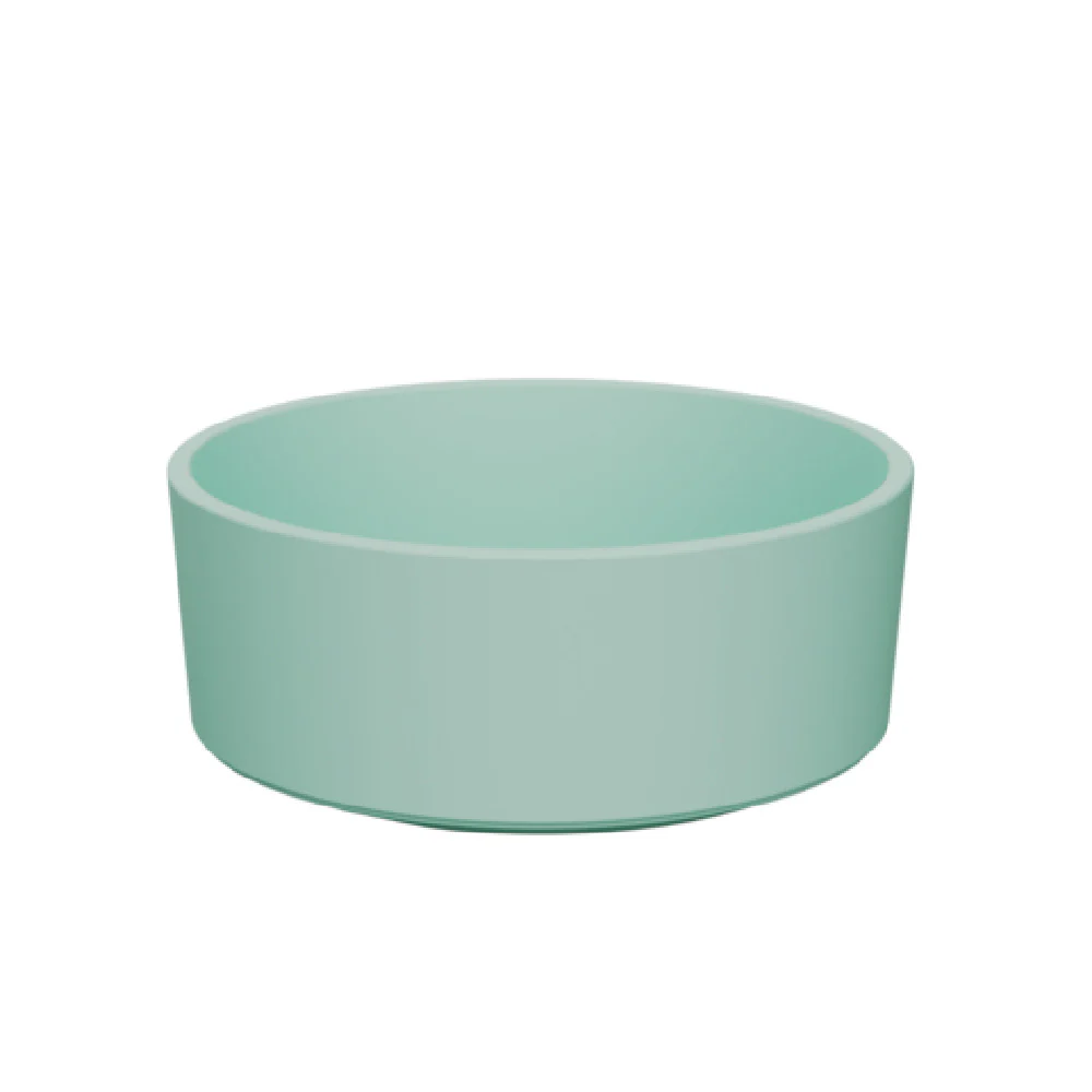 BauscherHepp TAQ4641 6 Inch 20.30z Matte Aqua Dish - Packed by 6 Cases