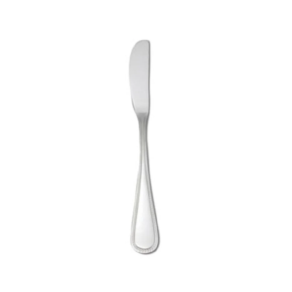 1880 Hospitality T163KSBF 6-3/4 Inch Butter Spreader with Flat Handle Pearl Finish