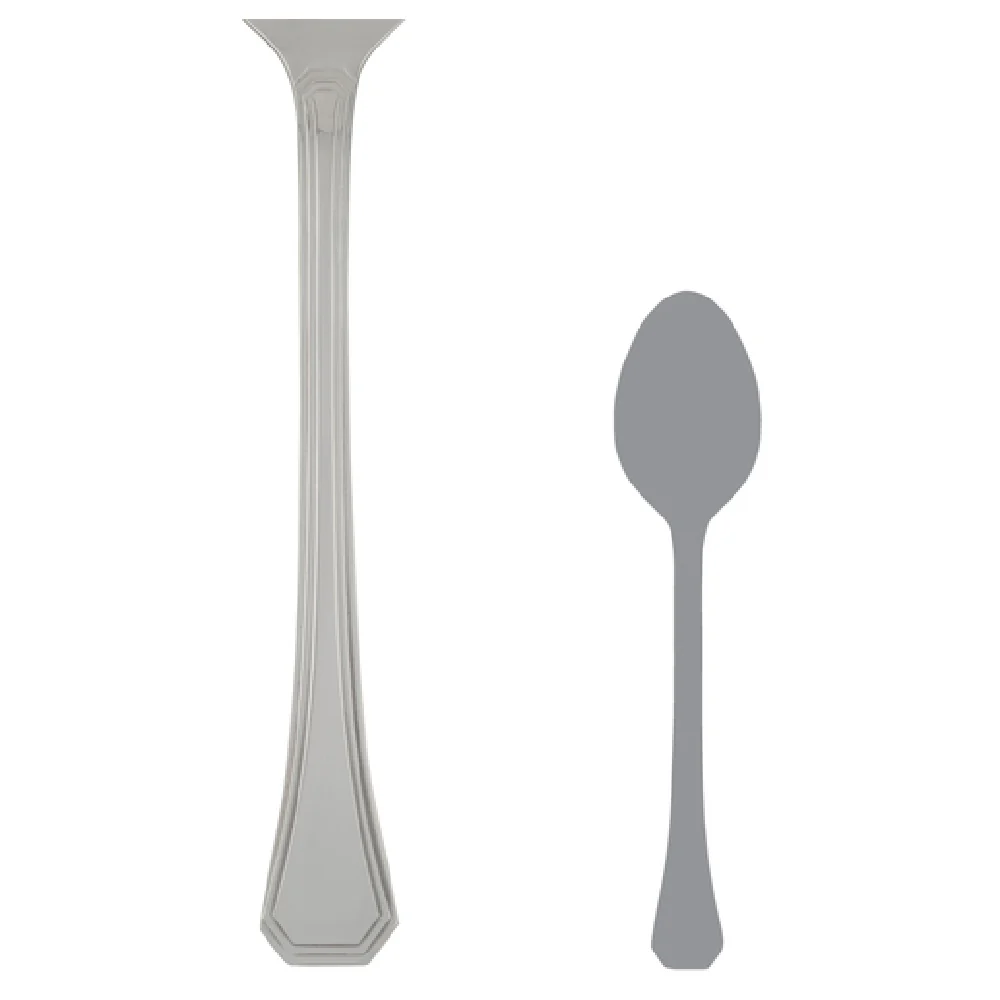 Steelite 5303S003 7 Inch Dessert/Soup Spoon Oval Bowl Stainless Steel with Deluxe Finish