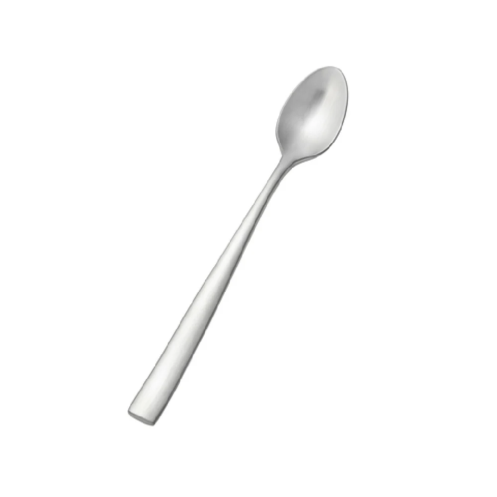 Bon Chef SBS3002M 8 Inch Iced Tea Spoon Brushed Matte Finish 18/0 Stainless Steel