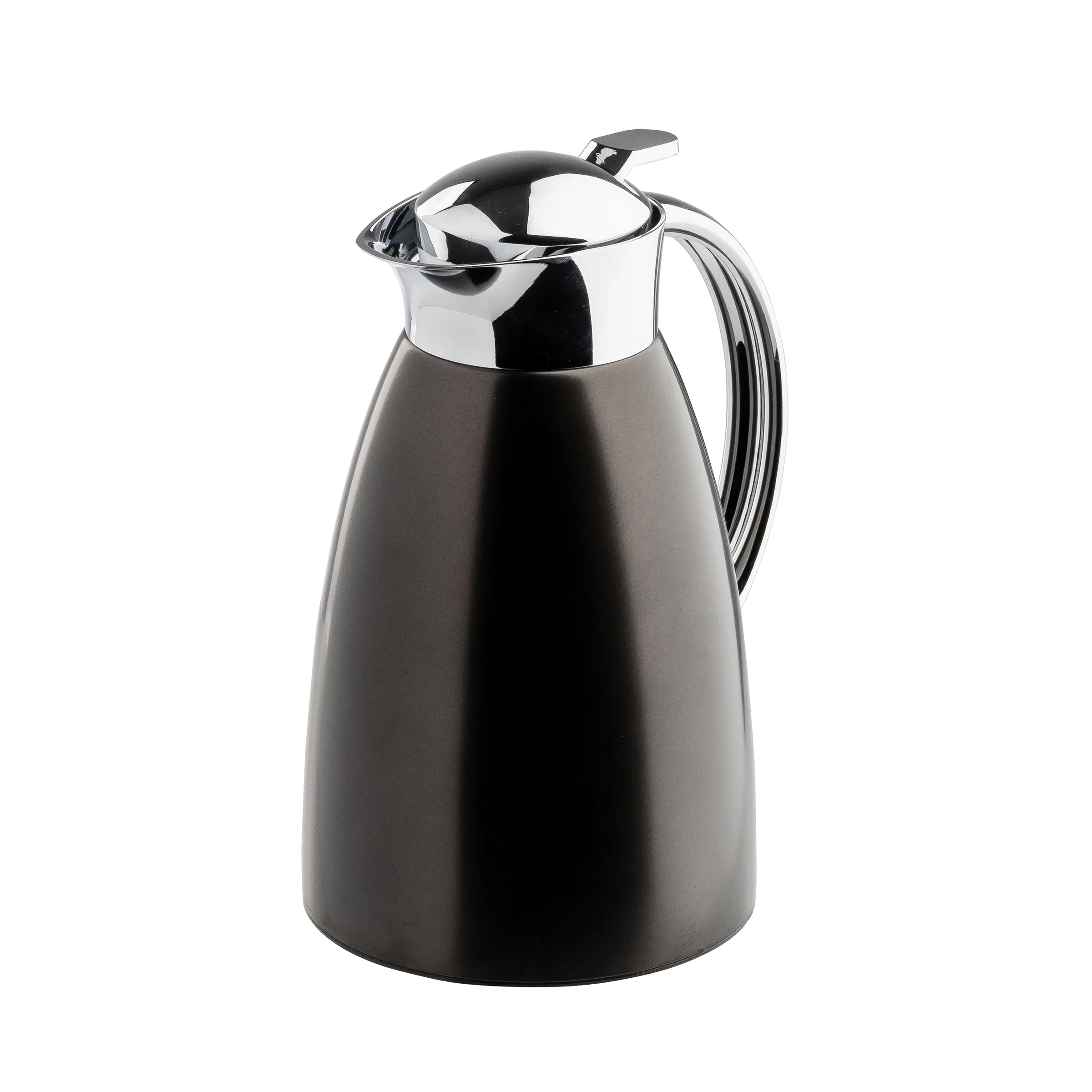 Tablecraft 12681 50 Oz Cash and Carry Coffee Carafe Stainless Steel Black
