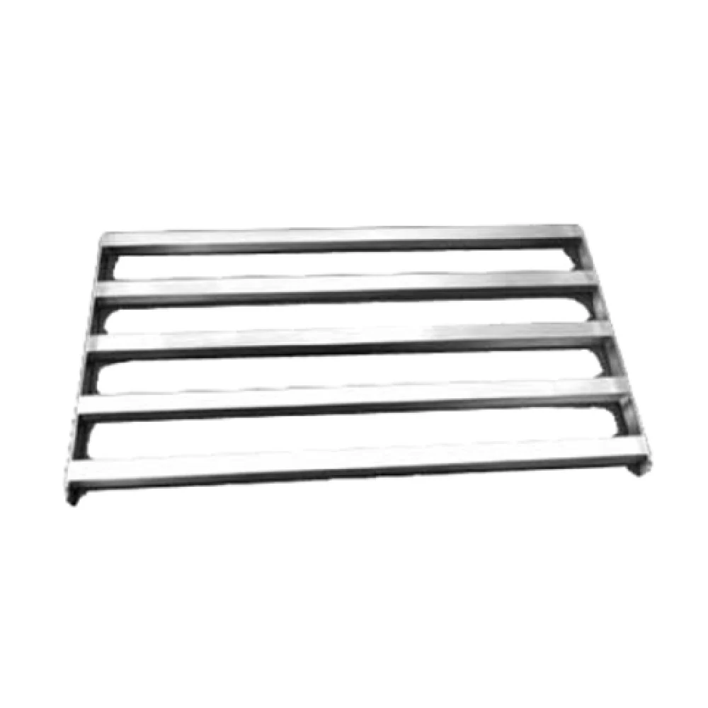 Winholt SCAS-2460-3-SU 60 Inch Cantilevered Tubular Shelving Unit Aluminum