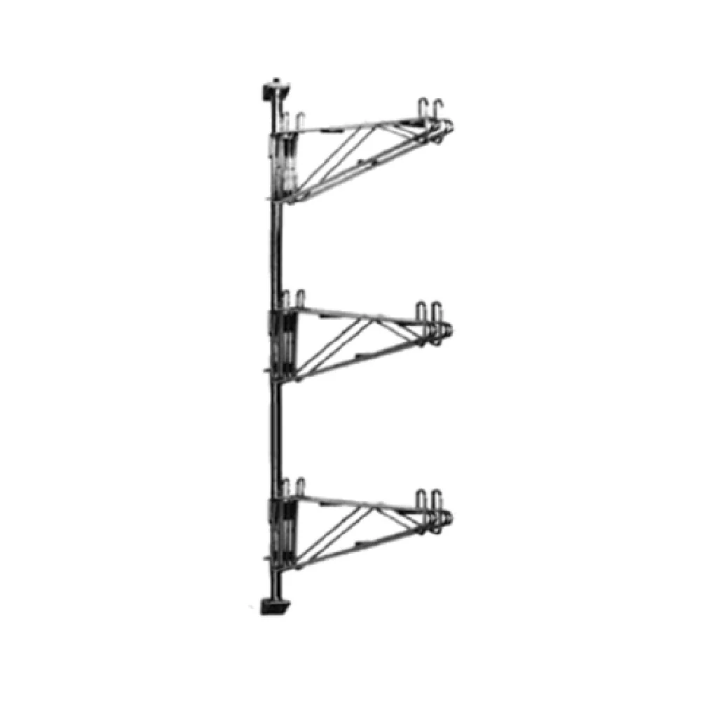 Eagle PWM24-3S Adjustable Post Wall Mounts for 24 Inch Deep Shelves Stainless Steel Eagle PWM24-3S Adjustable Post Wall Mounts for 24 Inch Deep Shelves Stainless Steel