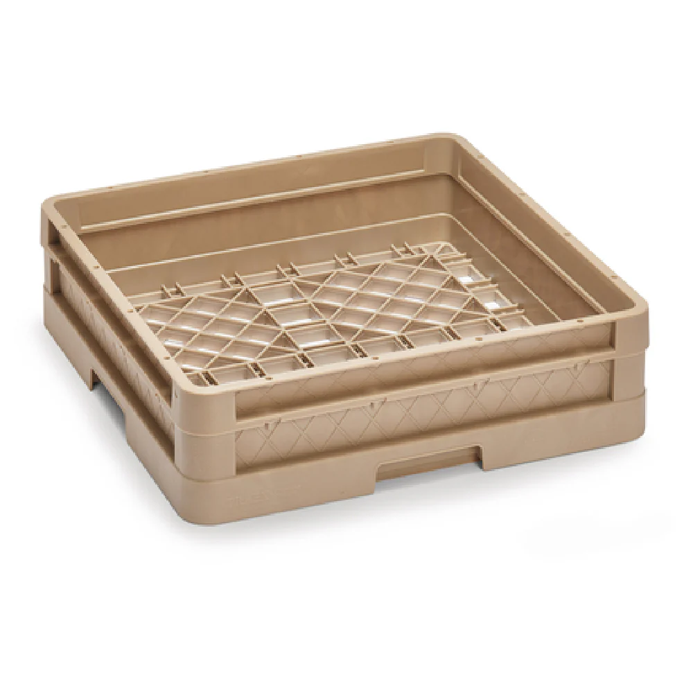 Vollrath CR1AA 19 Inch Compartment Rack Durable Co-Polymer Beige with Extenders