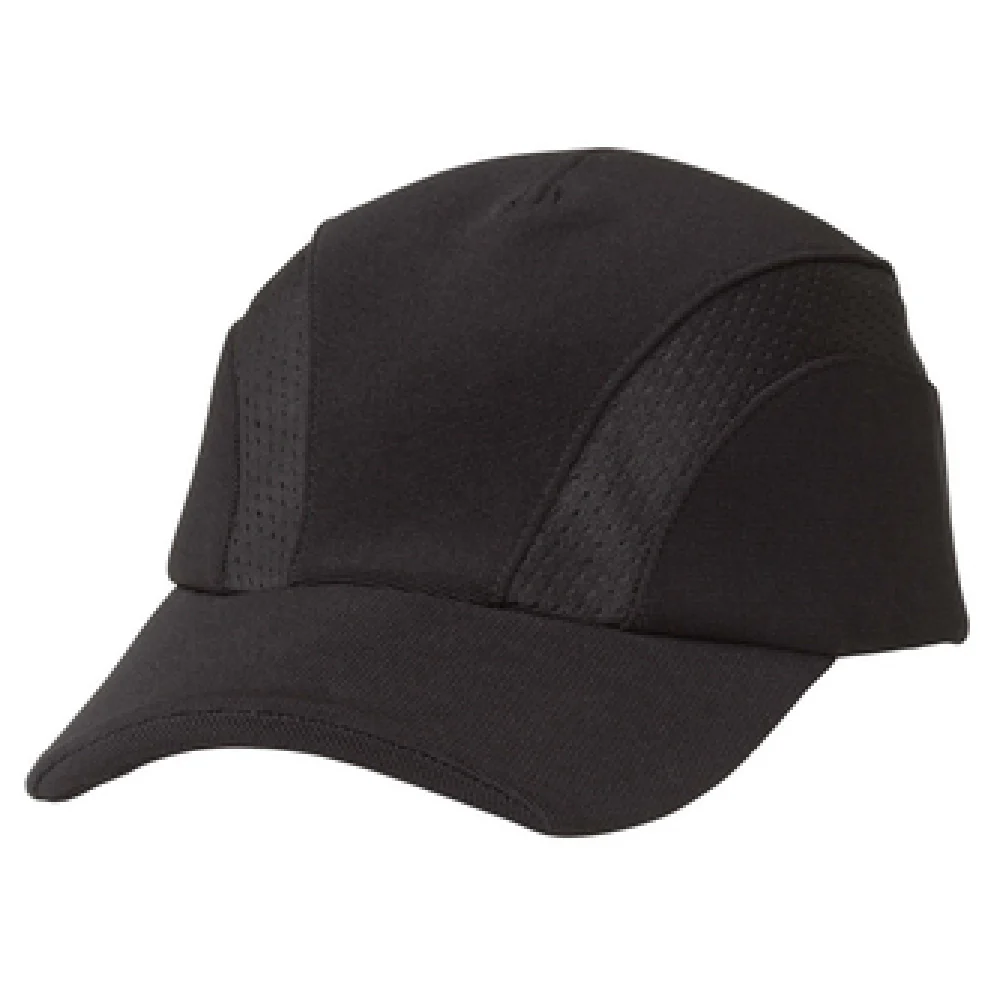Chef Works BCVI-BLK-0 adjustable baseball cap Cool Vent side inserts black polyester