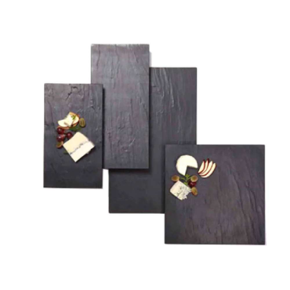 American Metalcraft FSLT18 18 Inch Melamine Platter Rectangular Break-resistant Faux Slate