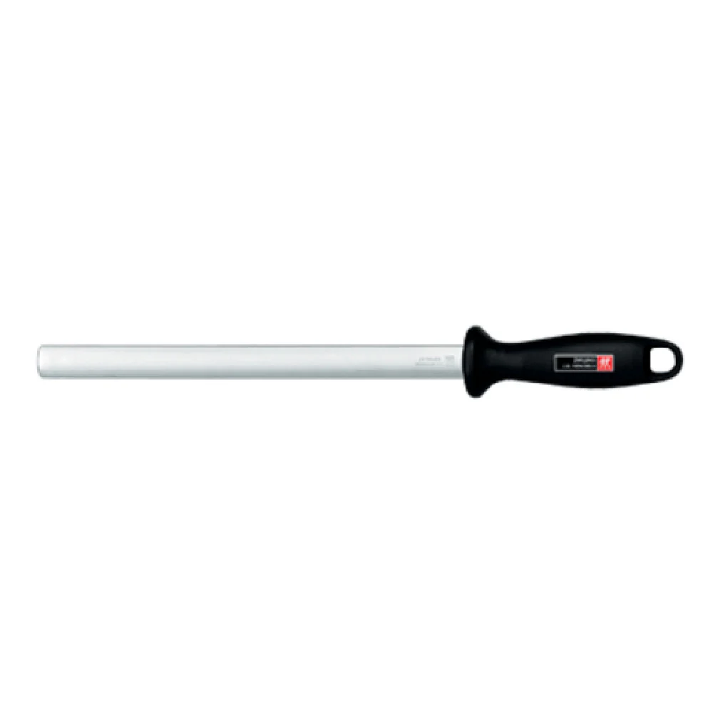 Zwilling 32525-261 10 Inch Diamond Sharpening Steel Plastic Handle Black