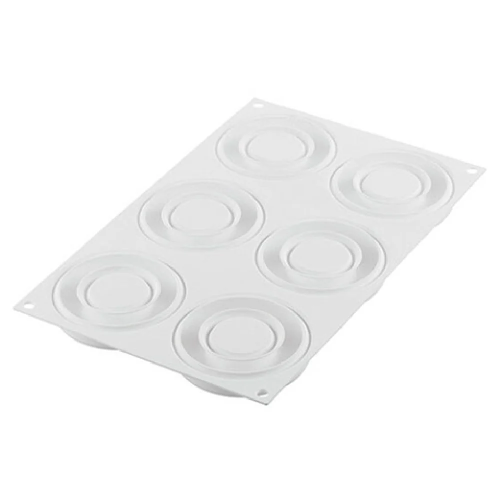 Louis Tellier CURVE PROMISE 65 2.19 Oz Silicone Food Mold Nonstick White