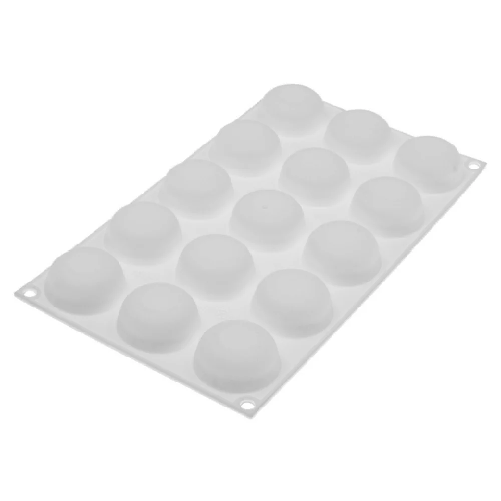 JB Prince M512 U 12 Inch Silikomart Mold Non-Stick White Flexible JB Prince M512 U 12 Inch Silikomart Mold Non-Stick White Flexible
