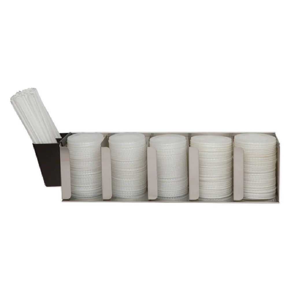 San Jamar L1022 25-1/4 Inch Adjustable Lid Organizer Stainless Steel 5 Compartment with Anti-Slip Feet San Jamar L1022 25-1/4 Inch Adjustable Lid Organizer Stainless Steel 5 Compartment with Anti-Slip Feet