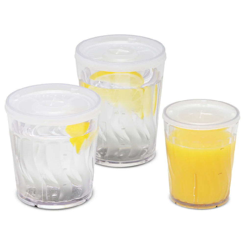 Dinex DX4GC1207 12 Oz. Clear Plastic Tumbler with Swirl Finish Dinex DX4GC1207 12 Oz. Clear Plastic Tumbler with Swirl Finish