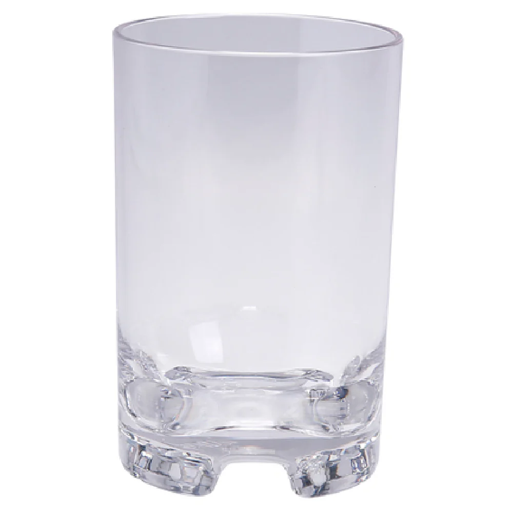 Yanco HA-312 12 Oz Hawaii Rocks Glass Clear SAN Plastic Dishwasher Safe