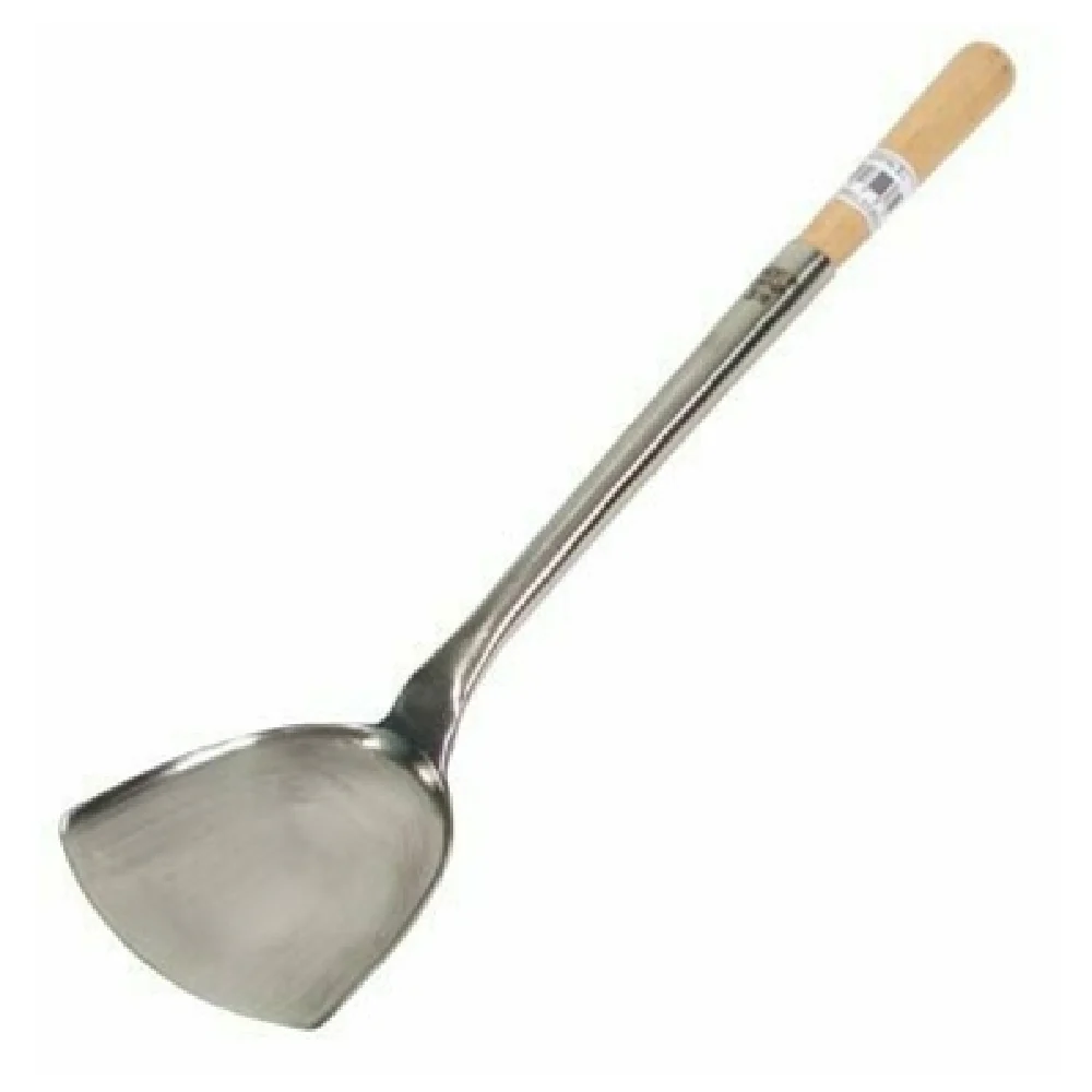 Town 33971/DZ 19-1/2 Inch Wok Shovel Wood Handle Stainless Steel Dozen