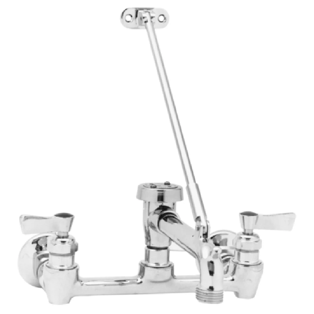 Fisher 82530 6 Inch Service Sink Faucet Wall Mount Mixing Faucet with Garden Hose Outlet Fisher 82530 6 Inch Service Sink Faucet Wall Mount Mixing Faucet with Garden Hose Outlet