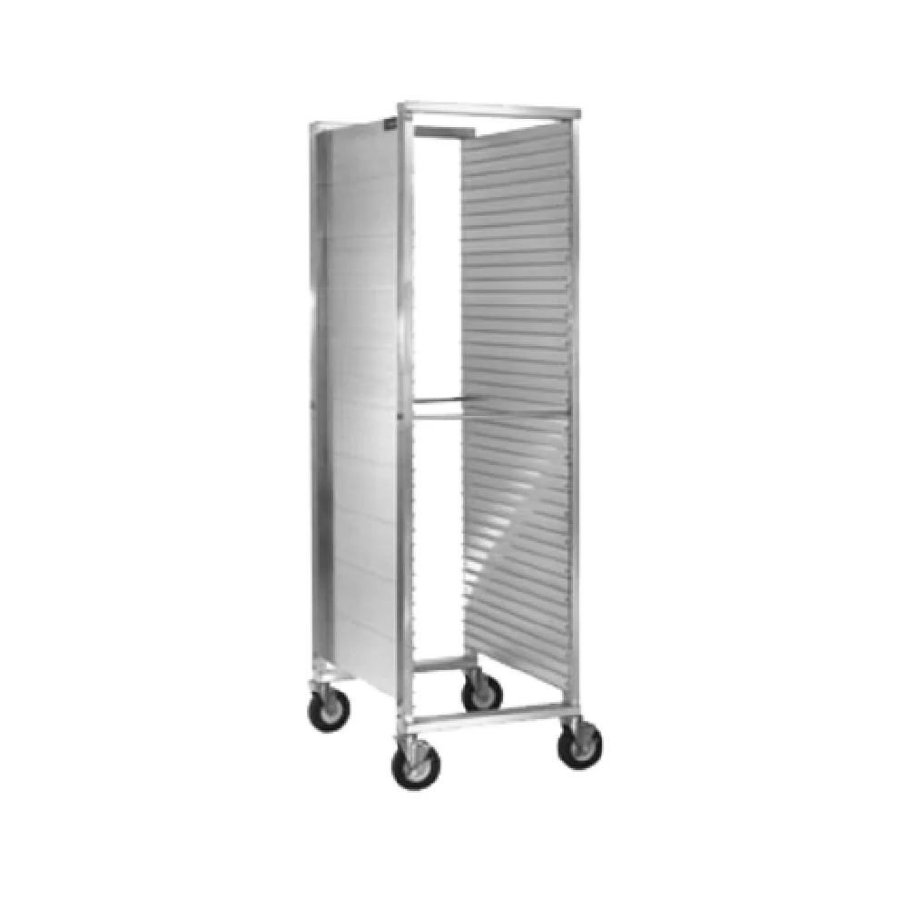Cres Cor 2521840 21 Inch Mobile Utility Rack Aluminum Full Height with Casters Cres Cor 2521840 21 Inch Mobile Utility Rack Aluminum Full Height with Casters