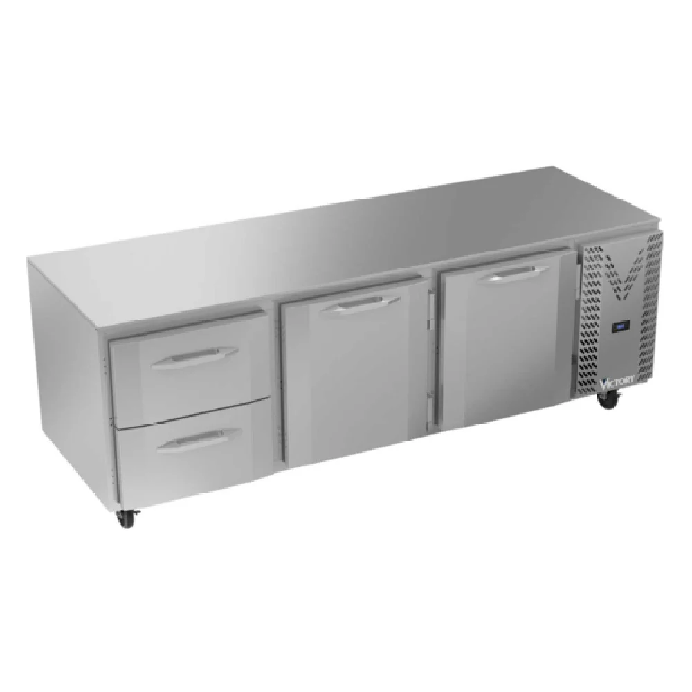Victory VURD93HC-2 93 Inch Undercounter Refrigerator 39.8 cu ft Three Section