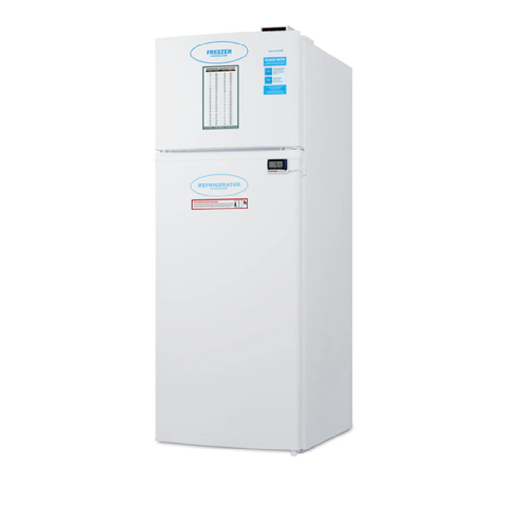 Summit AGP96RF 21 Inch Freestanding Medical Refrigerator Freezer with Adjustable Shelves