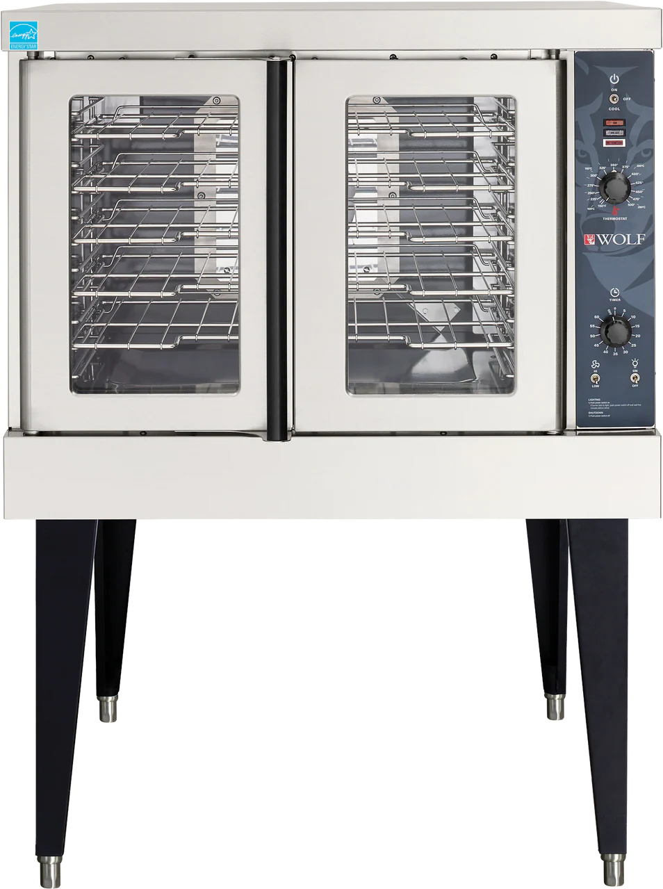 Wolf WC4GD-QS-COMMANDER_NAT 40 Inch Gas Convection Oven with Nickel Racks 50000 BTU Wolf WC4GD-QS-COMMANDER_NAT 40 Inch Gas Convection Oven with Nickel Racks 50000 BTU