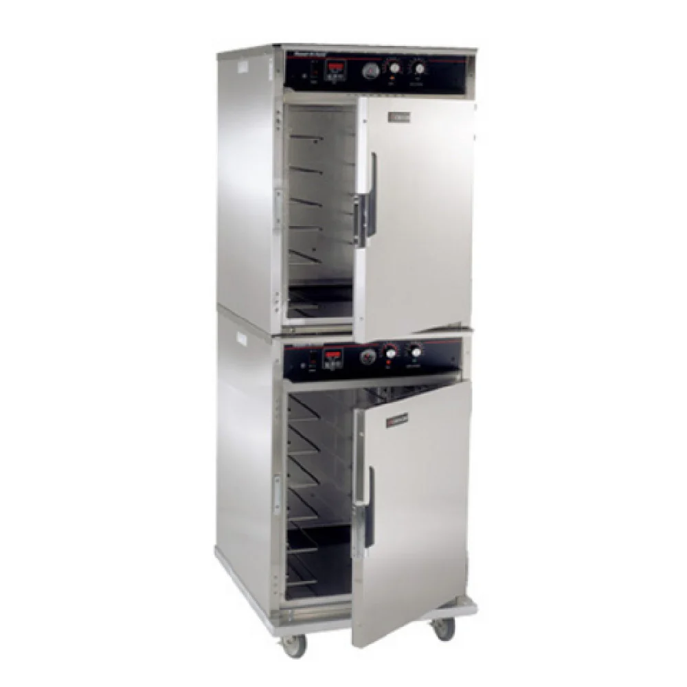 Cres Cor CO151H189DESTK2401 31 Inch Stacked Half-size Convection Oven Stainless Steel with 3 Grids Cres Cor CO151H189DESTK2401 31 Inch Stacked Half-size Convection Oven Stainless Steel with 3 Grids