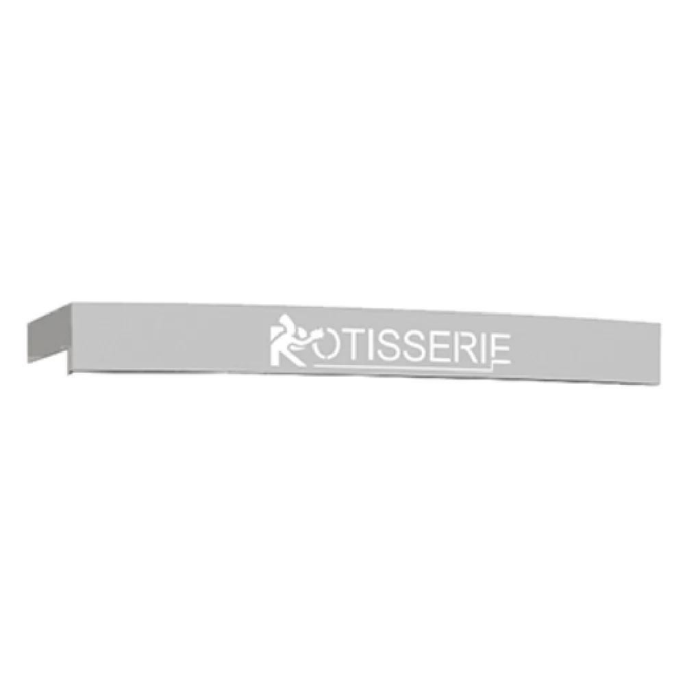 Rotisol 1400BDI 54 Inch Decorative Roof with Illuminated Rotisserie Sign Stainless Steel