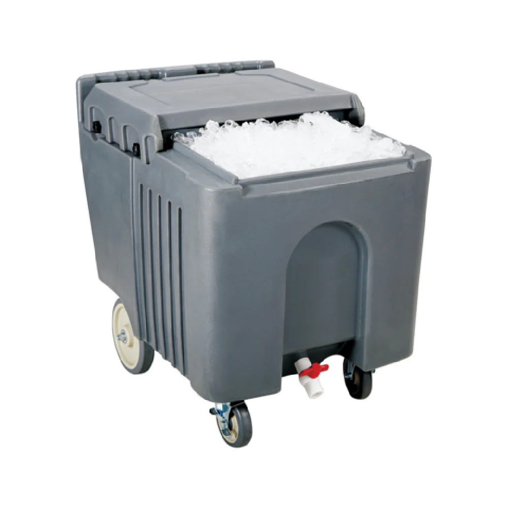 CAC China ICCD-126 23 Inch Ice Caddy Mobile 126 lb Capacity with Faucet and Sliding Cover CAC China ICCD-126 23 Inch Ice Caddy Mobile 126 lb Capacity with Faucet and Sliding Cover